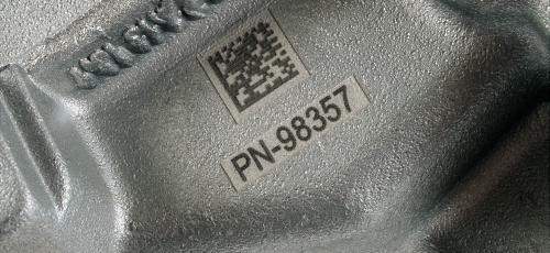 Direkte Teilekennzeichnung auf Metall