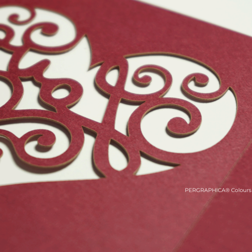 Cut-out card made Pergraphica® Colours 