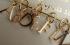 Cutted gold letters Fournier